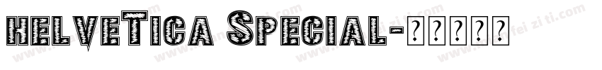 Helvetica special字体转换